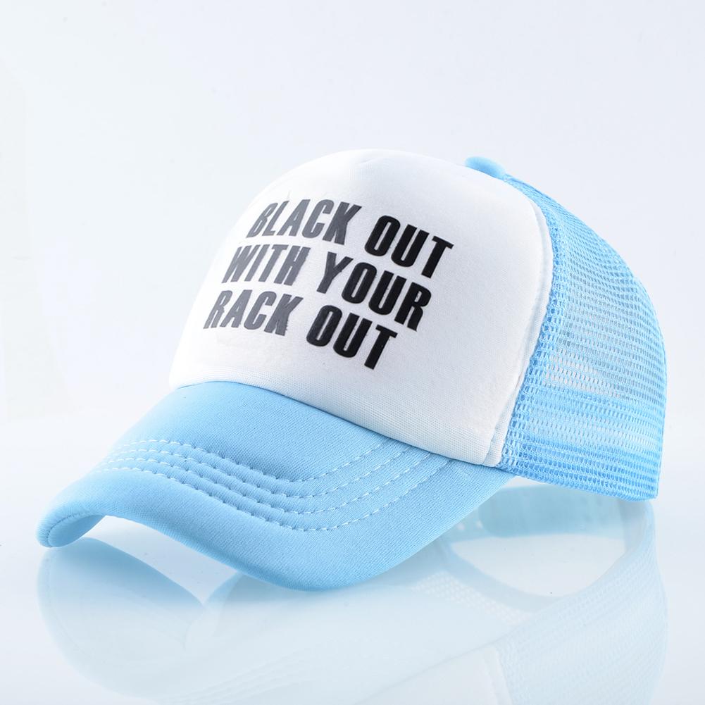Summer Mesh Baseball Cap For Boys Girls Fashion Letters Snapback Hip Hop Hats Kids Outdoor Sun Caps