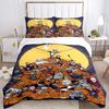 3pcs The Nightmare Before Christmas Ideas Quilt Cover Set, Soft and Cozy Bedroom, Guest Room and Dorm Decorative Bedding 3-Piece Set 1 Quilt