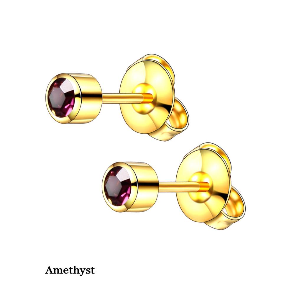 2 шт./1 пара ювелирных изделий для тела серьги-гвоздики с драгоценными камнями серьги для прокалывания хряща уха золото/серебро пистолет для камней по знаку зодиака 316 нержавеющая сталь аксессуары для козелка