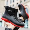 Water Shoes Fashion Rain Shoes Men's Short Tube Thickened Sole Work Short Rain Boots Men's Anti-rubber Shoes Fishing