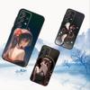 G-Genshin Impact H-Hu Tao Чехол для телефона Samsung S25, S24, S21, S22, S23, S30, Ultra, S20, Plus, Fe, Lite, Note, 10, 9, 5G Черный чехол