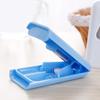 Portable Pill Cutter & Splitter Box for Travel - Compact Medicine Divider for Kids