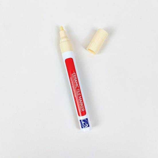 Портативный маркер для плитки, водонепроницаемый, без запаха, быстросохнущий, сплошной цвет, маркер для плитки, ручка для затирки стен, ручка для швов, принадлежности для ванной комнаты