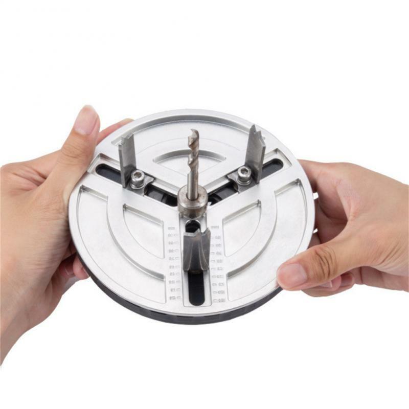 Регулируемая кольцевая пила для деревообработки, сверлильный станок, конструкция с тройным лезвием для аккумуляторной дрели