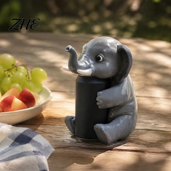 3D Printed Can Topper Reusable Animal Soda Lids for 375ml Standard Cans, Frog Dinosaur Lid Cover Shark Beverage Toppers Dust Protection And