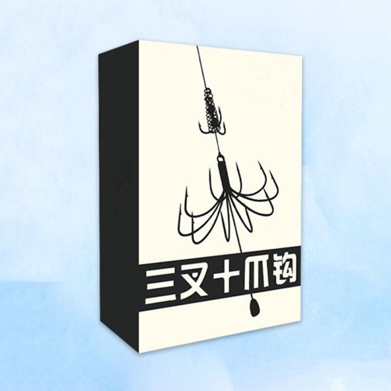 Рыболовные крючки для рыбалки с клапаном, взрывной крючок для предотвращения намотки лески с крючками из углеродистой стали, рыболовный инструмент