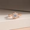Кольцо Ins Wind Flower Femininity Light Luxury Open Ring