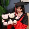 25см Каваи Плюшевые игрушки Доктор Панда Каваи Панды в шапочке доктора Плюшевая кукла Чучело игрушка Детский подарок на выпускной
