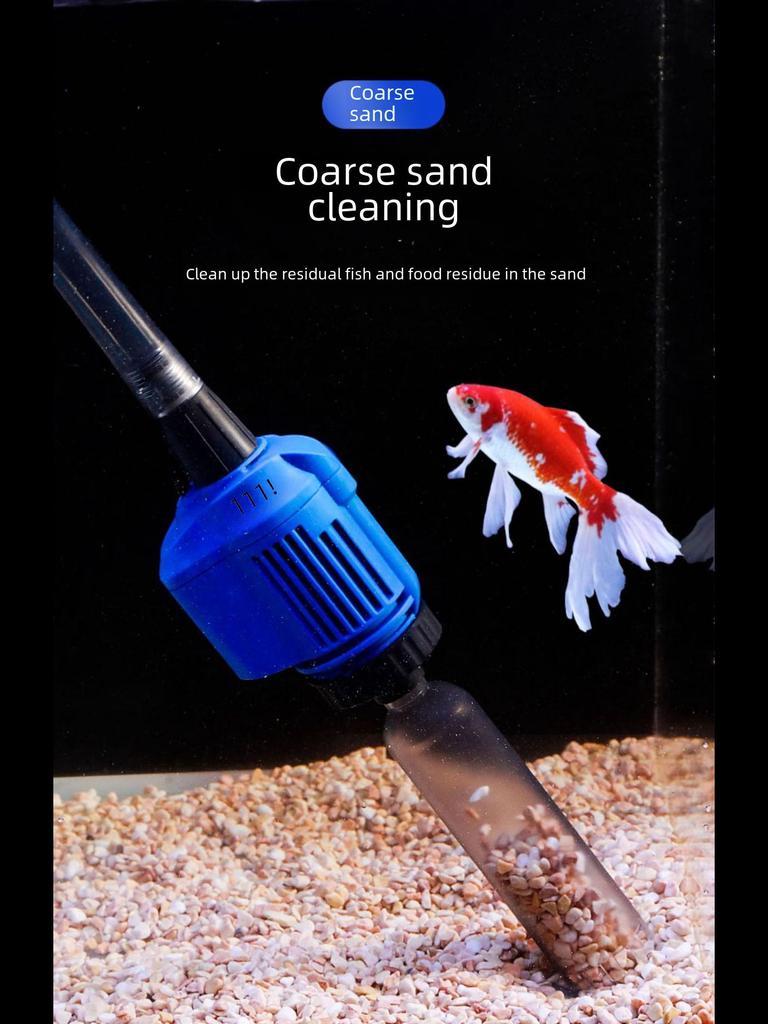 Электрический водосменник и пескомойка Sensen: Автоматический очиститель аквариума для откачки воды и удаления отходов жизнедеятельности рыб.