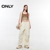 ONLY Women's High-Waist Pleated Cargo Pants