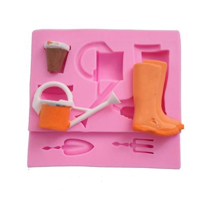 Силиконовая форма для полива, форма для украшения торта, сахарная резинка, инструмент для пасты, 3D форма для шоколадного мусса