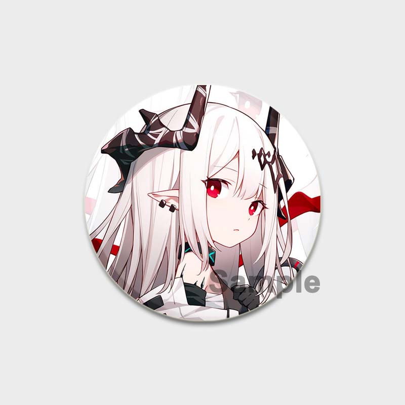 58 мм модные ювелирные аксессуары поп-игра Arknights эмалированные булавки эстетическая милая брошь ручной работы булавка мультяшный значок для рюкзака одежды