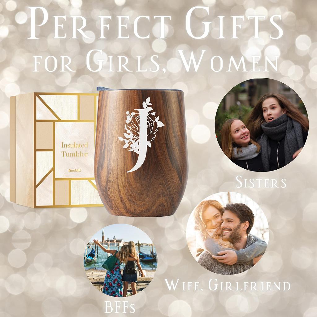 Christmas Gift for Women: Insulated Mug with Lid, 340ml, Personalized