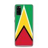 Coque Téléphone - Samsung - Galaxy S23 - Drapeau Guyana - Souple - Multicolore