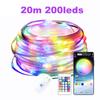 5M/10M/20M Умная светодиодная гирлянда USB RGB с приложением и пультом дистанционного управления для украшения комнаты, свадьбы, рождественской вечеринки