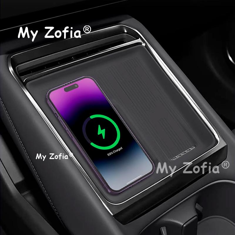Center Console Wireless Charging Silicone Protective Pad Waterproof Anti-slip Mat For XPeng P7 2025 2026 Accessories