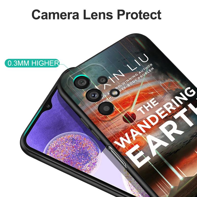 Black Tpu Case For Samsung Galaxy A03 SM-A035 A03 Core A03S A13 A23 LTE A33 A53 A73 4G 5G The Three Body Problem