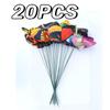 10-50 шт. Декоративные колышки в виде бабочек, водонепроницаемые, красочные, причудливые, украшения в виде бабочек, для сада, двора, домашнего декора для вечеринки