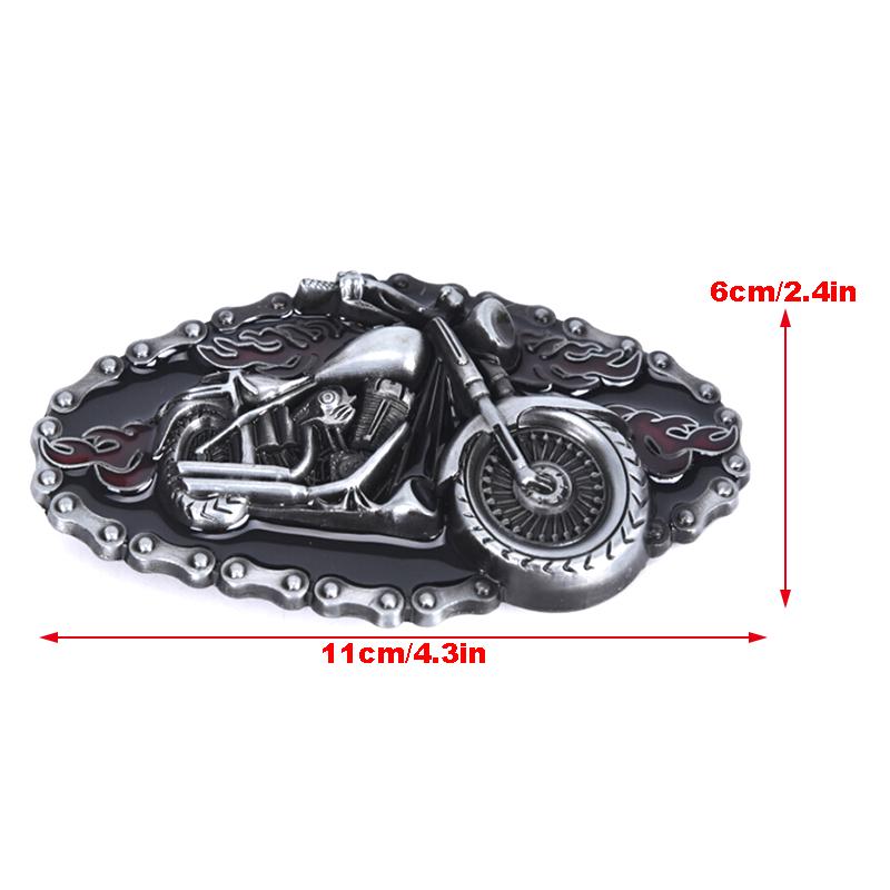 Men Vintage Motorcycle Modelling Cowboy Alloy Style Belt Buckle