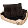 VidaXL Warm Dog Bed with Padded Cushion Size M Dog Bed 170200