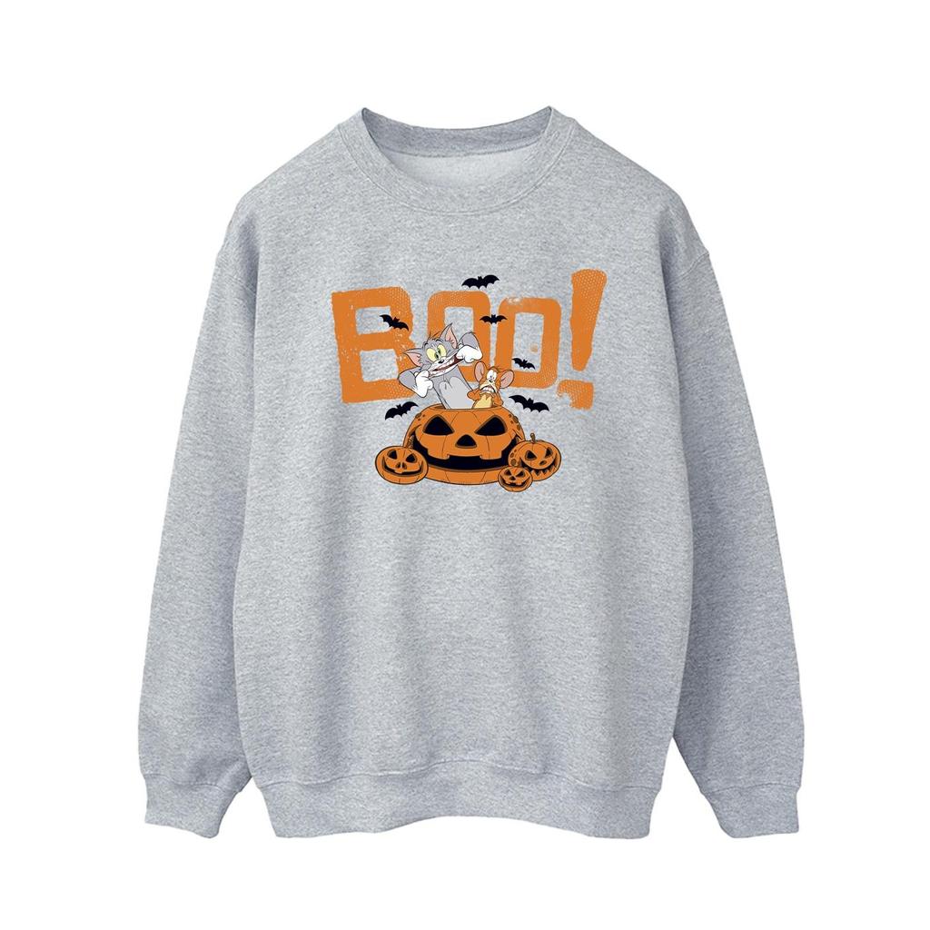 Tom & Jerry Mens Halloween Boo! Sweatshirt