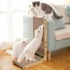 Cat Scratching Board Cat Toys Cat Scratcher L-type Cardboard Cat Scratch Pad with Ball Toy Protecting Furniture for Indoor