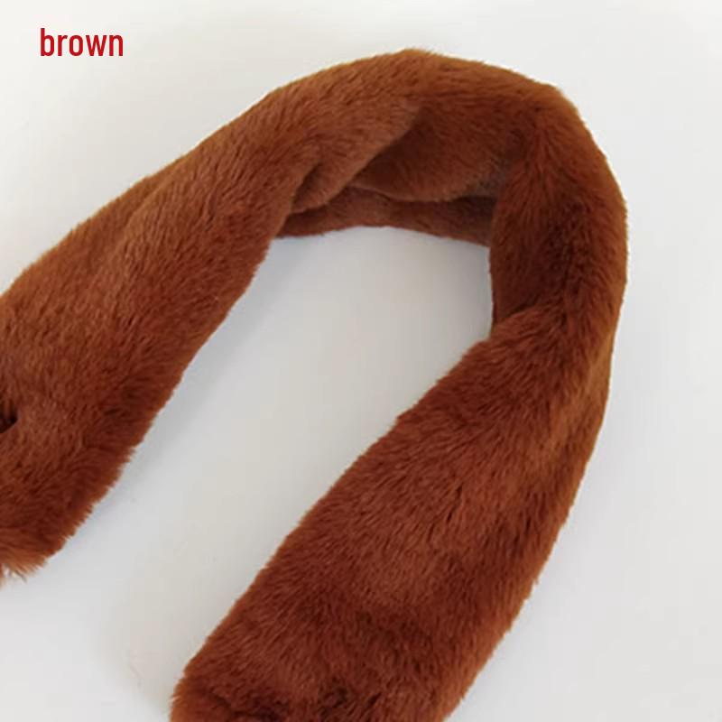 Женский плюшевый широкий меховой плечевой ремень для сумок - Универсальная замена для сумок через плечо и на одно плечо