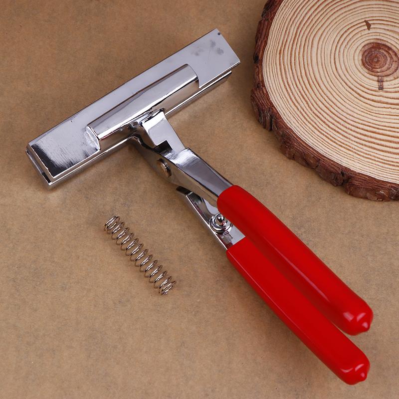 Художественный сплав Холст Натяжные плоскогубцы Пружинная ручка для подрамников Инструмент для обрамления художника Ширина Красный хвостовик Инструмент для масляной живописи