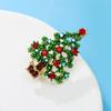 Милые зеленые броши в виде рождественской елки для женщин, модные подарочные булавки, ювелирные изделия, аксессуары для свитера, Новое поступление