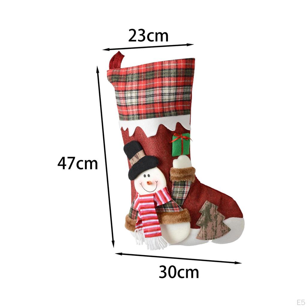 Christmas Stockings 3D Socks, Gift Bags, Hanging Stockings, Party Favors, Large