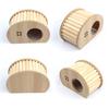 with Hiding Hole Hamster House Smooth Hamster Wooden Bridge  for Guinea Pigs Rats Small Animals