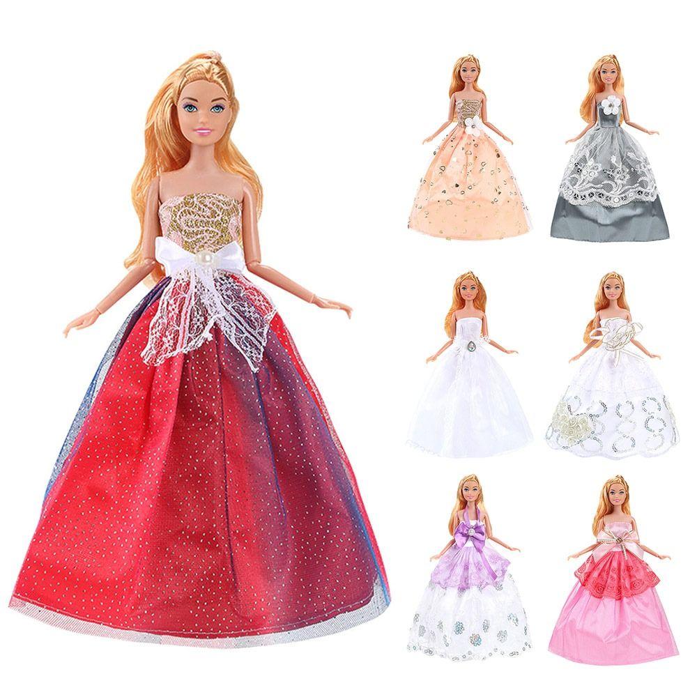 Модная кукольная свадебная одежда, повседневная кукольная одежда, цветочные платья, высококачественные игрушки, кукла 30 см