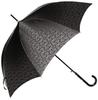 Длинный зонт Mila Schon Logo Jacquard Umbrella Длинный зонт Ветрозащитный зонт Прыжковый зонт Черный ребро 60 см [Moonbat] Женский Женский Женский