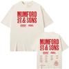 Mumford & Sons 2025tour Tee Hip Hop Cotton High Quality Tee-shirt Short Sleeve Grunge Tshirt Summer O-neck Female/Male Tees