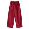 Loose Wide-leg Pants In Summer New High-waist Loose Casual Pants Drooping Red American Wide-leg Pants
