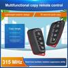 315 МГц/433 МГц Открыватель ворот Пульт Дистанционный Беспроводной Обучающийся Код 4 Кнопки Открыватель Гаражных Ворот Клонирование Пульт Дистанционного Управления для Гаражных Ворот