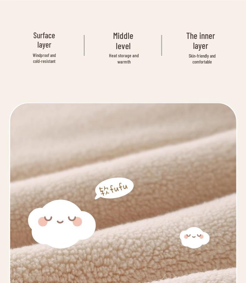 Хлопковый детский комбинезон Jingqi с флисовой подкладкой для осени/зимы