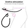 Уретральный катетер двойного назначения, расширение, стимуляция, супер длинный полый направляемый уретральный ручной стержень для мастурбации