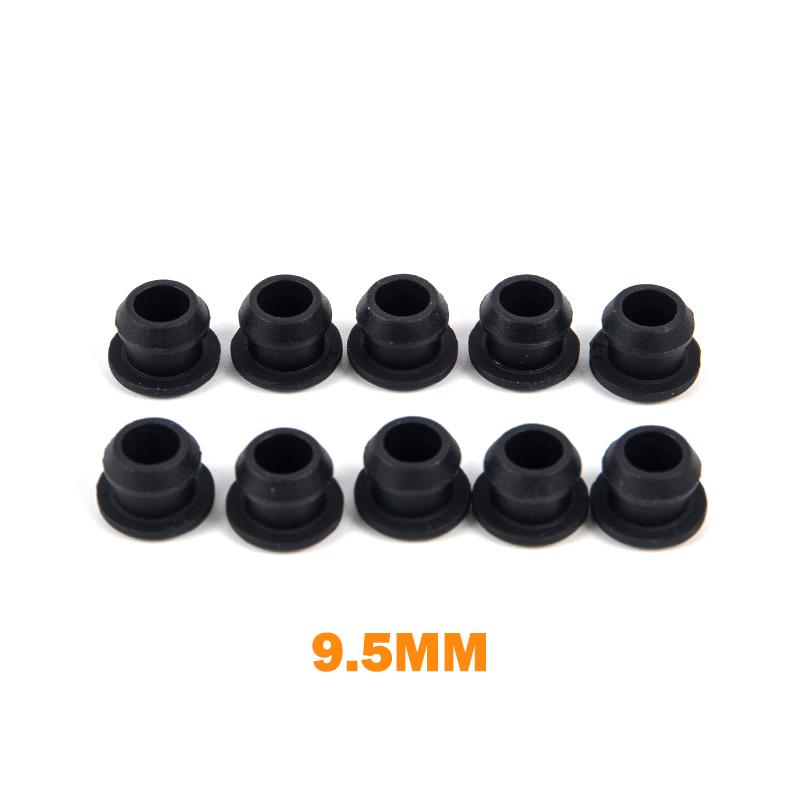 10Pcs Silicone Rubber Snap-On Hole Plug 2.5-14Mm Blanking End Caps Seal Stopper