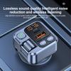 Bluetooth FM-передатчик для автомобильного радио с микрофоном для беспроводных телефонных звонков без помощи рук MP3-плеер с поддержкой быстрой зарядки