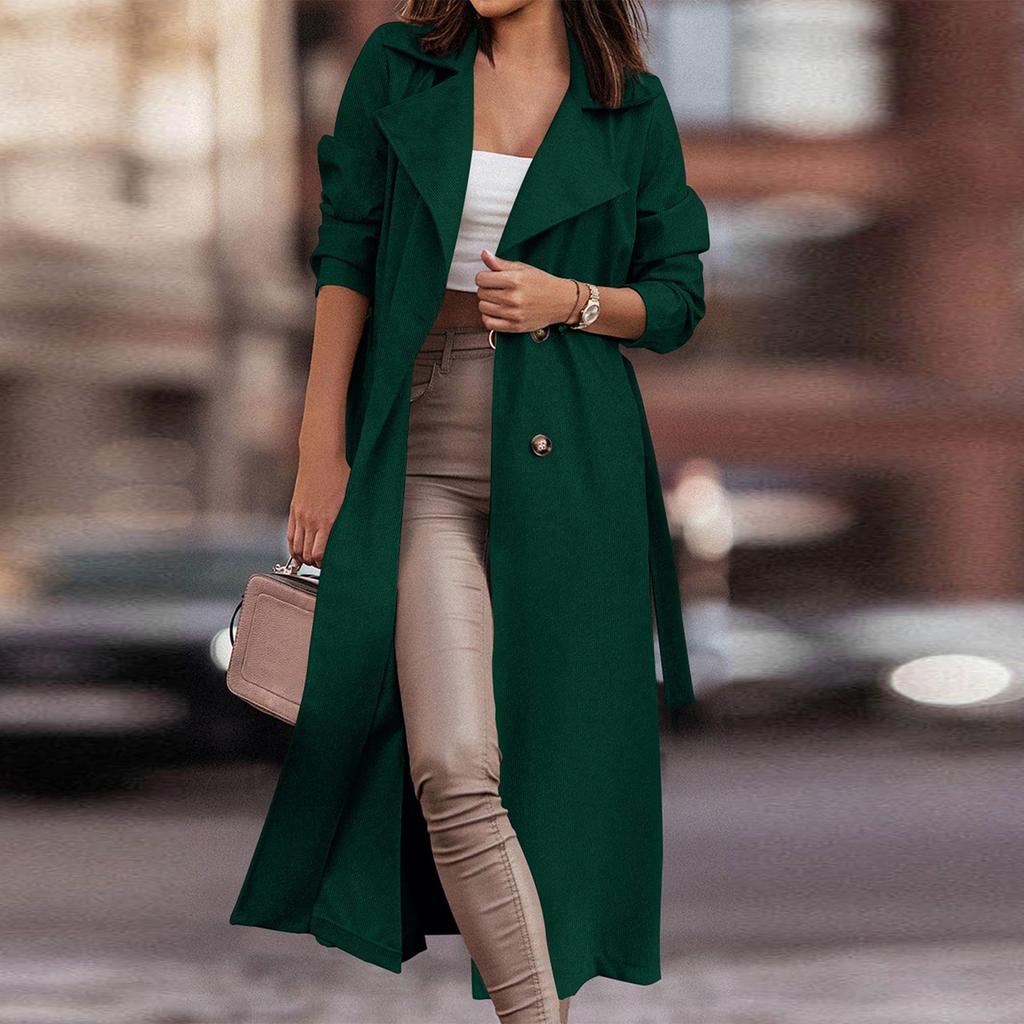 Женские куртки на пуговицах осень повседневная ветровка пальто куртка верхняя одежда с карманами