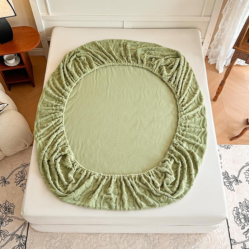 1 шт. простыня на резинке зимняя простыня однотонный покрывало теплое постельное белье эластичные чехлы для матрасов sabanas para cama (Нет наволочки)