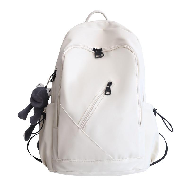 Рюкзак школьной сумки сплошного цвета Унисекс для учащихся средней школы