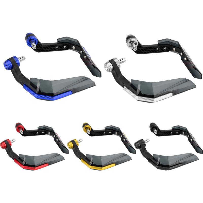 Motorcycle Hand Grip Covers Universal Motorcycle Handguards Aluminum Alloy Hand Guards Brush Bar Wind Protective for Motorbike
