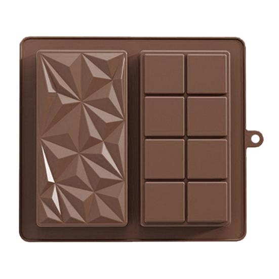 Silicone Chocolate Bars Mold Easy Release Wax Melting Mold for Sugar
