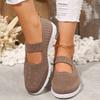 2025 Brand Women's Shoes Lace-up Cuff Women's Flats Women's Vulcanize Shoes Hot Sale Round Head Plus Size Grid Flat Low Heels