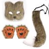Plush Halloween Animal Cosplay Props Mask Animal Cosplay Props Halloween Cosplay Accessories  Party
