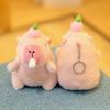 Cartoon Capybara Plush Keychain Pendant Stuffed Animals Doll Toys Backpack Hangings Decoration