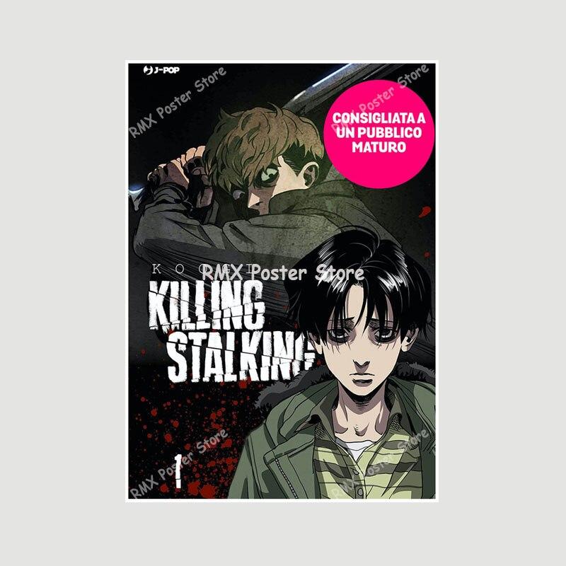 Белая бумага аниме Killing Stalking плакат манга персонаж живопись картина настенные художественные принты украшение для гостиной домашний декор
