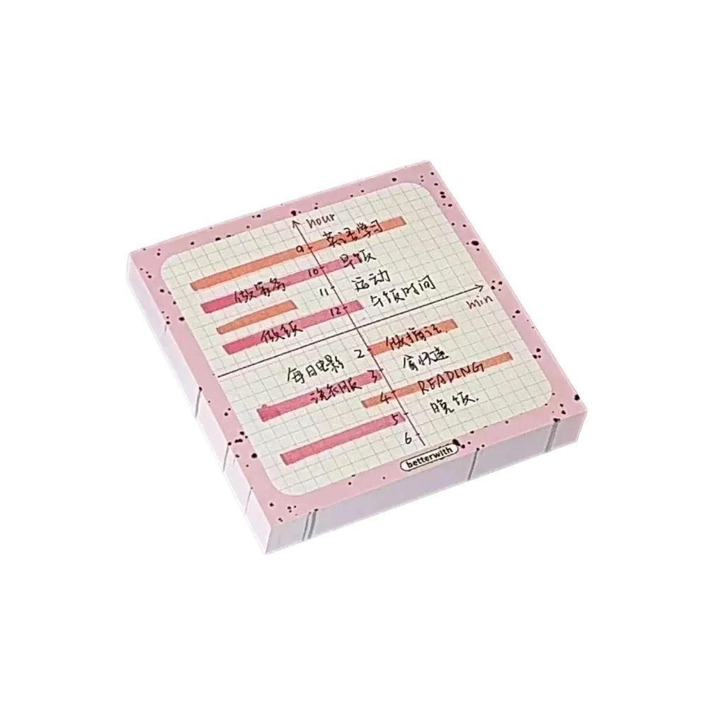 50 Pads/Pack School Stationery Scrapbooking Notepads Paper Planner Sticky Notes Student